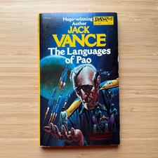 The Language of Pao by Jack Vance PB Vintage 1980 1st DAW Printing #389 SF VG+