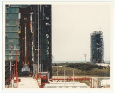 General Dynamics 8x10 photo Refurbishment Complex 36 Cape Canaveral AC-102 & 101