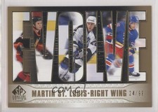 2020-21 SP Signature Edition Legends evolve Gold Foil 24/99 Martin St Louis 11uw