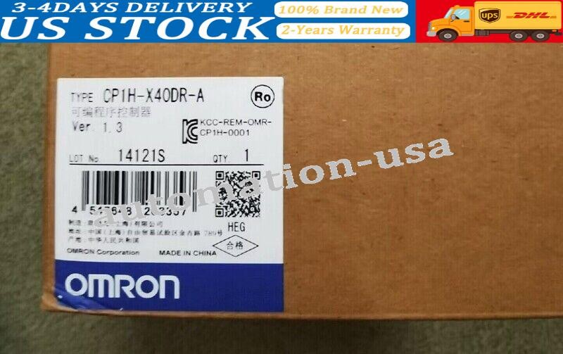 1PC New Omron CP1H-X40DR-A Module New In Box CP1HX40DRA PLC