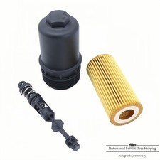 NEW Oil Filter Housing Cap & Piece & Oil Filter Fit For VW Jetta 15-18 AUDI