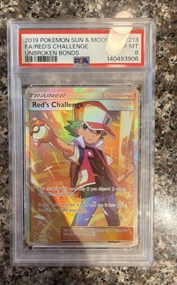 Red's Challenge (Full Art) 213/214 Sm-Unbroken Bonds Holo for sale