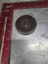Vintage Lufkin Rule Co Universal No. 560 25 Ft Steel Tape Measure Made in USA