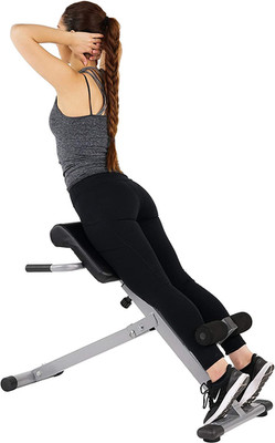 Sunny Health & Fitness Multi-Function Roman Chair with Dip Station & Sit-Up Benc