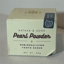 Nathan Sons Pearl Powder Remineralizing Tooth Scrub Mastic Mint 30 g