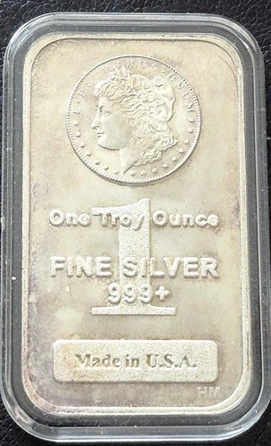 2023 1 OZ .999 FINE SILVER MORGAN LIBERTY DESIGN BAR by HIGHLAND MINT #2