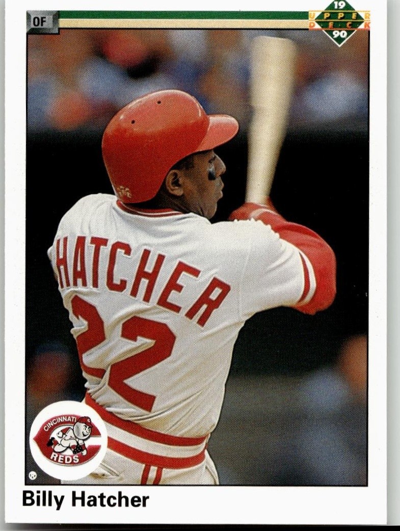 Billy Hatcher 1990 Upper Deck Baseball Cincinnati Reds