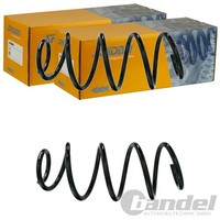 2X Spidan Fahrwerksfedern Vorne Passend FÜR Seat Ibiza Skoda Fabia VW Polo