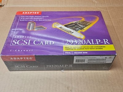 Adaptec 29320ALP-R Ultra320 SCSI PCI-X HostRAID Controller Card NEW Sealed