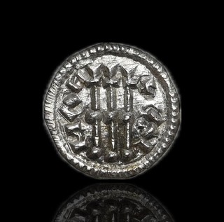 HUNGARY. Coloman 1095 1116. Silver Denar Three Crosses on Golgotha Huszar 34