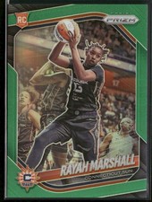 2025 Panini Prizm WNBA #47 Rayah Marshall Green Prizms Connecticut Sun