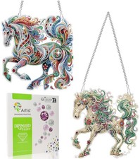 DIY Diamond Painting kit 2pcs Horses NEW