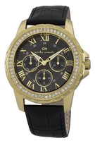 Carlo Monti Catania Women's Quartz Watch With Black Dial Analogue Display And... Carlo Monti Catania Women's Quartz Watch With Black Dial Analogue Display And...