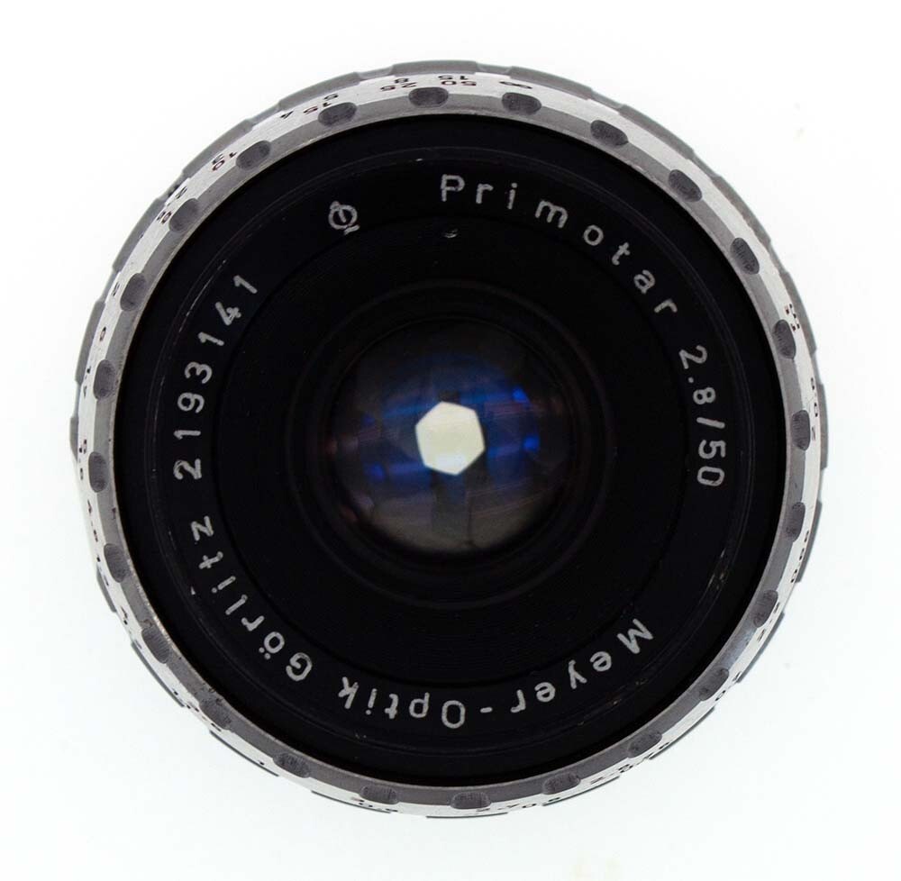 Rare Primotar 2.8/50mm Meyer Optik Gorlitz lens M42 mount Pentax
