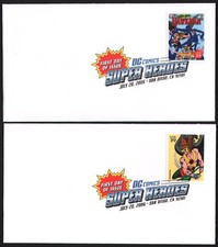 FDI Super Hero Stamp Lot DC Comics ~ Hawkman w/ Joe Kubert & Murphy Anderson Art