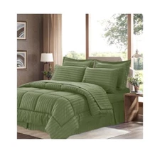 Sweet Home Collection Dobby Embossed King 4-Pc Comforter Set