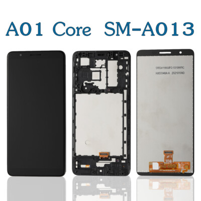 OLED LCD Display Touch Screen Frame Replacement For Samsung Galaxy A01 Core A013