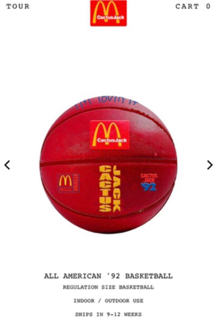 McDonald's Travis Scott Cactus Jack All American '92
