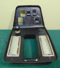 Jaguar Ski Slope Center Console W/ Astrays & Switches XJS XJ6 Black Vinyl OEM