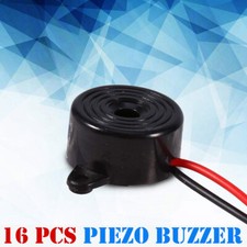 16Pieces Buzzer Alarm Active Piezo 3v 5v 6v 12v 24v Continuous Sound DC 85DB C20