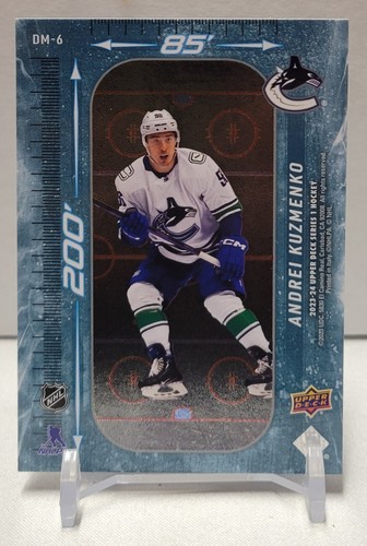 2023-24 Upper Deck Series 1 Hockey Andrei Kuzmenko #DM-6 200' x 85' - Picture 2 of 2