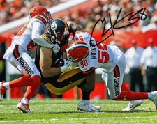 Christian Kirksey Signed Autographed 8x10 Photo Cleveland Browns Iowa 