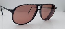 Vintage Marchon CFG-25 Black Gray Pilot Sunglasses Japan FRAMES ONLY