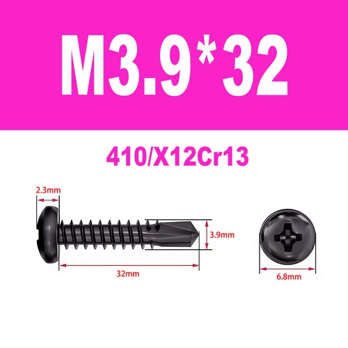 X12CR13 DIN 7504N Bohrschrauben Linsenkopfschrauben selbstschneidende Schrauben - Bild 11 von 53