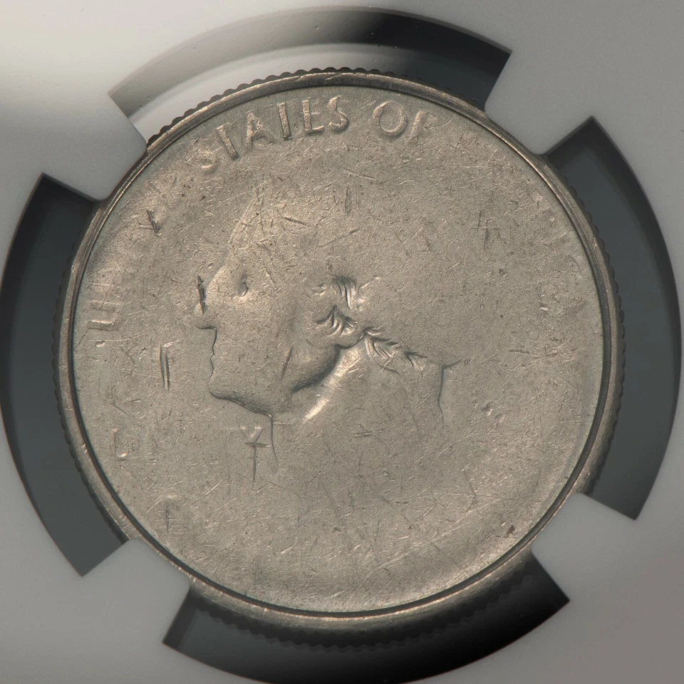 1999 25c CT State Quarter - Dramatic Mint Error - Struck Thru Grease NGC - B1295 - Image 4 of 4