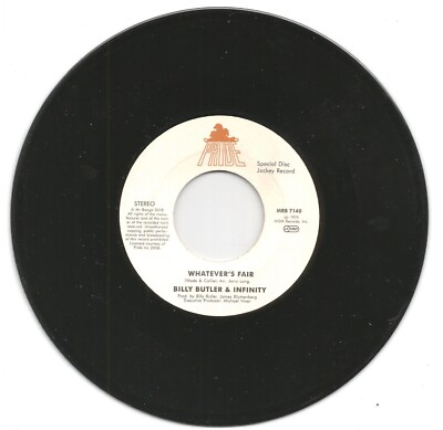 BILLY BUTLER & INFINITY - Whatever's fair -  NORTHERN SOUL  - 7'' - LISTEN!!!