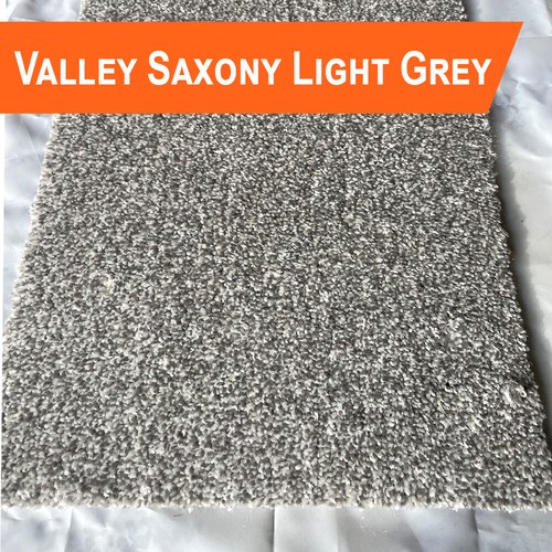 QUALITY SAXONY CARPET BLEACH CLEANABLE SOFT SAXONY CHOICE OF BEIGE