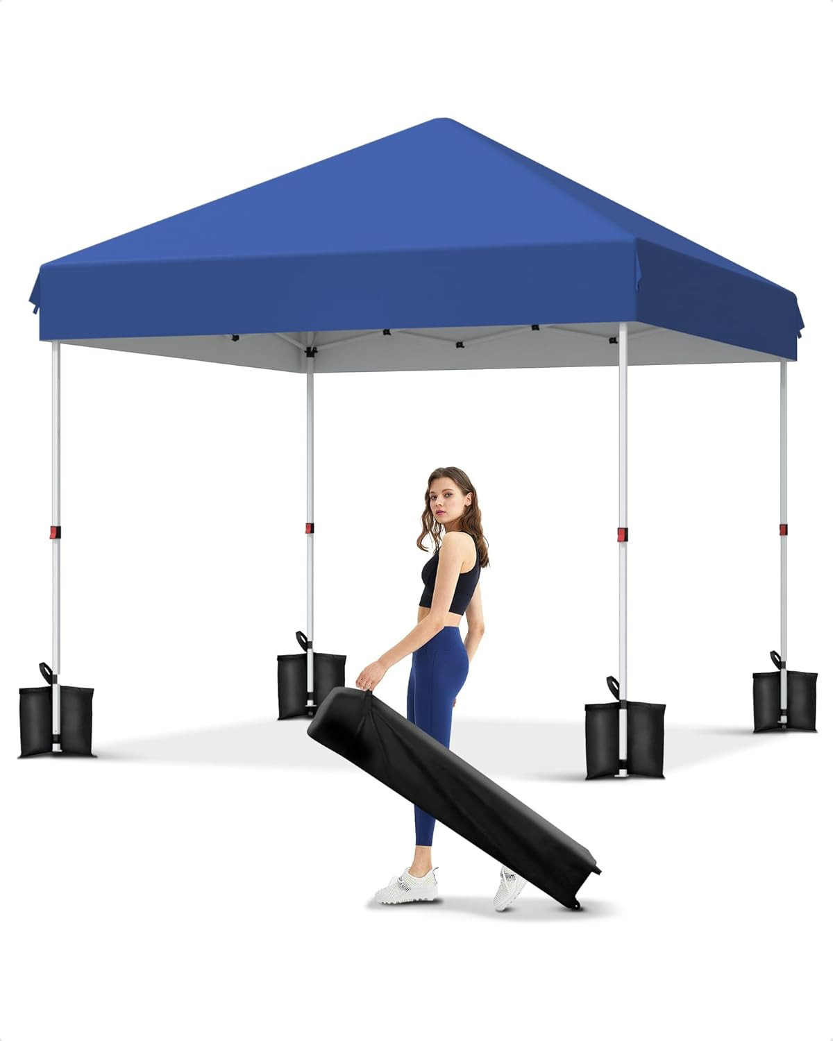 Tent With Roller Bag & Accessories - Blue