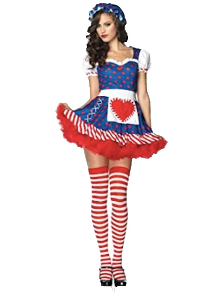 Muñeca de trapo de varios colores disfraces para mujeres