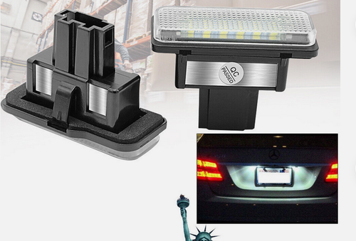 2* Weiß 6000K LED Kennzeichenleuchte Für Mercedes Benz W203 W211