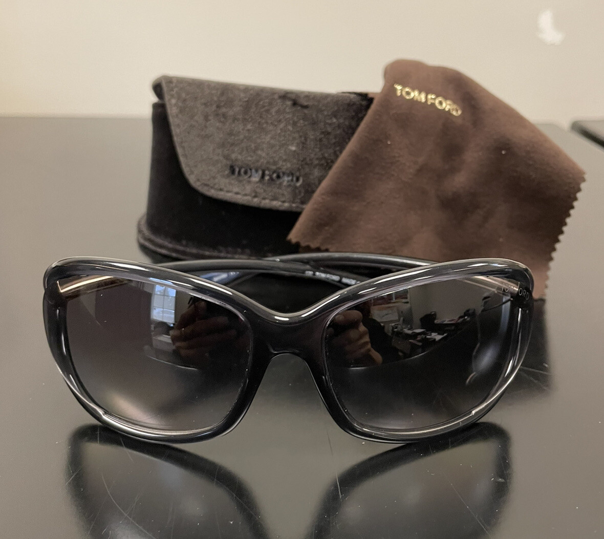 Tom Ford TF 8 Jennifer Sunglasses B5 Gray /Gray gradient Tom Ford TF 8 Jennifer Sunglasses B5 Gray /Gray gradient