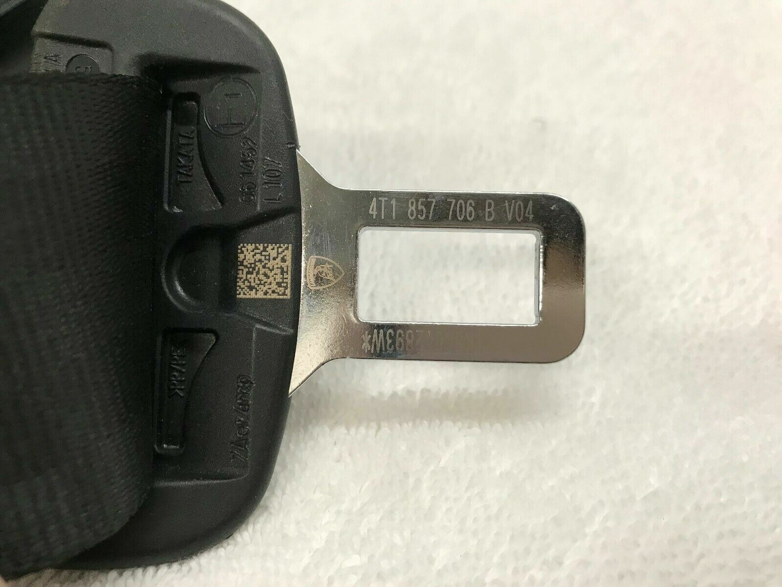 LAMBORGHINI HURACAN LP 610 PASSENGER RIGHT RH SIDE SEAT BELT OEM 4T1857706