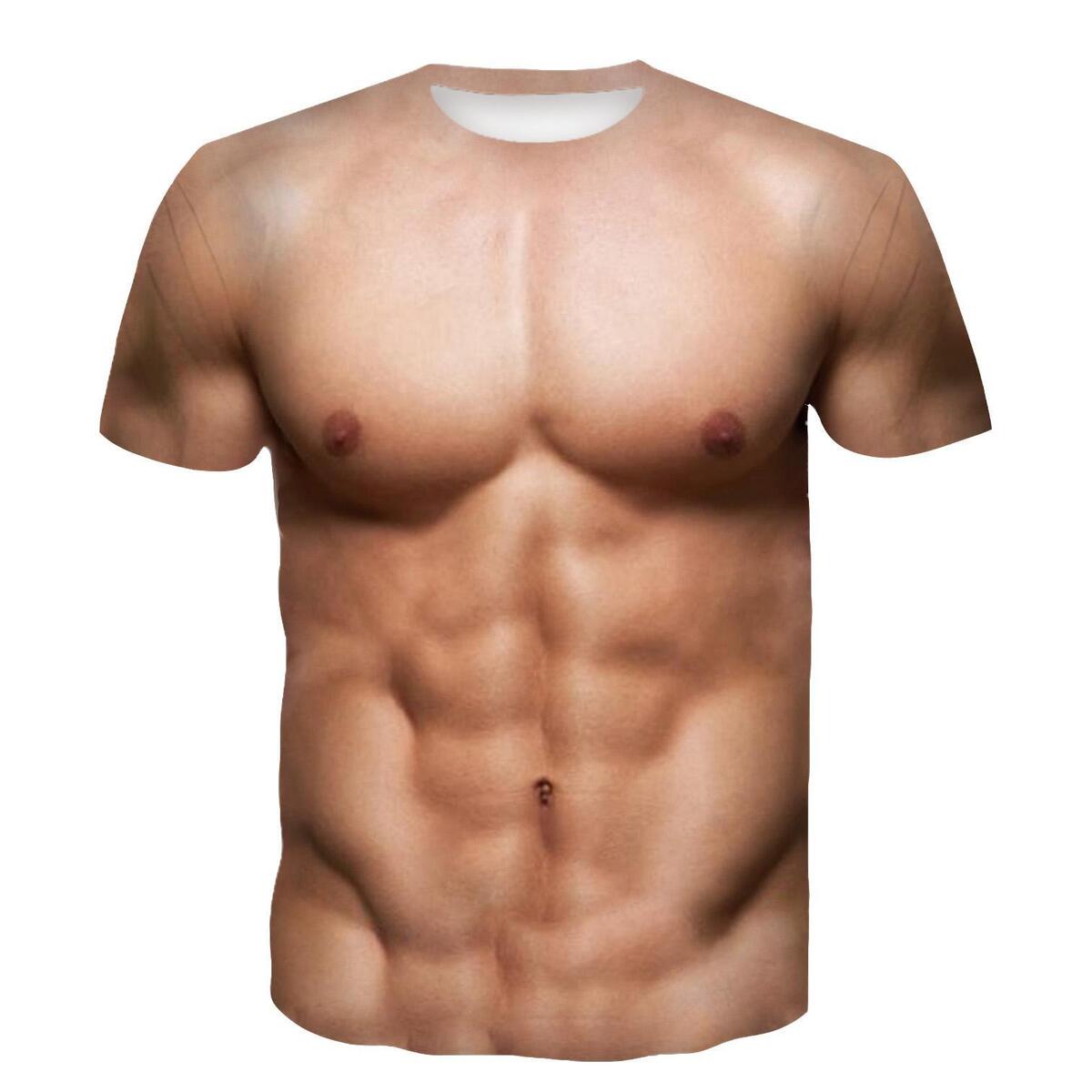 Ripped Muscles, six pack, chest T-shirt Men's T-Shirt