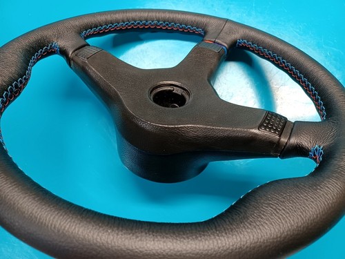 BMW M Tech E30 Custom Padded Steering Wheel - NEW Leather - Picture 5 of 10