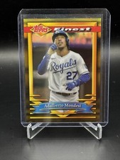 2021 Topps Finest Flashbacks - Gold Refractor #6 Adalberto Mondesi /50