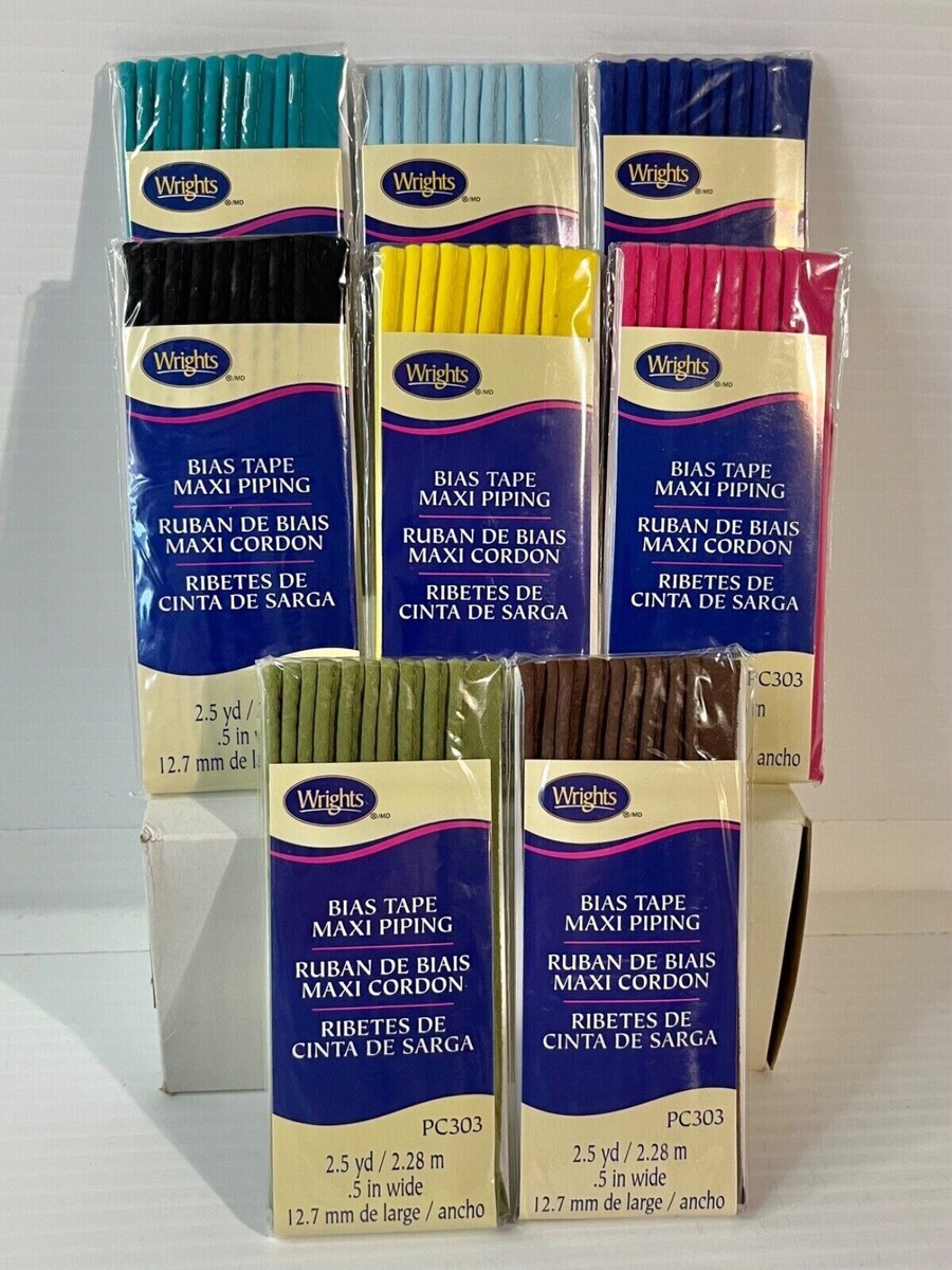 Byetsa 7411 Nastro In Sbieco, In Poliestere/cotone, 120 Colori, Rotolo Da 25 Metri 51 - Foto 3