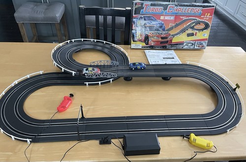 Vintage NASCAR Turbo Challenge 12 Feet of Race Track Battery Operated Works VGC - Picture 24 of 24