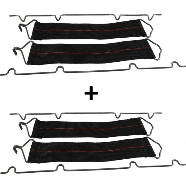 C4 Corvette Seat Support Trapeze Repair Dual Kit for Both Seats Fits