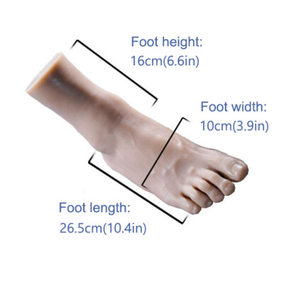 Silicone pieds mannequin homme jambes eur44 pieds réaliste Allemagne stock