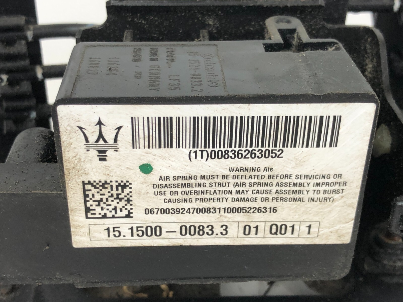 Maserati Levante Air Ride Suspension Pump Compressor Valve 