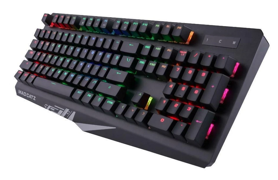 Mad Catz S.T.R.I.K.E 4 Cherry MX Red RGB Fully Mechanical Gaming QWERTY Keyboard - Image 3 of 4