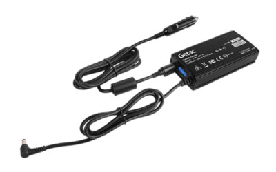 Getac 120W DC-DC Vehicle Adapter with Cigarette Lighter Plug for Getac Laptops