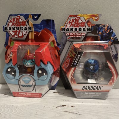 NEW Bakugan  Action Figures Spinmaster Lot (2) Cubbo Behemos