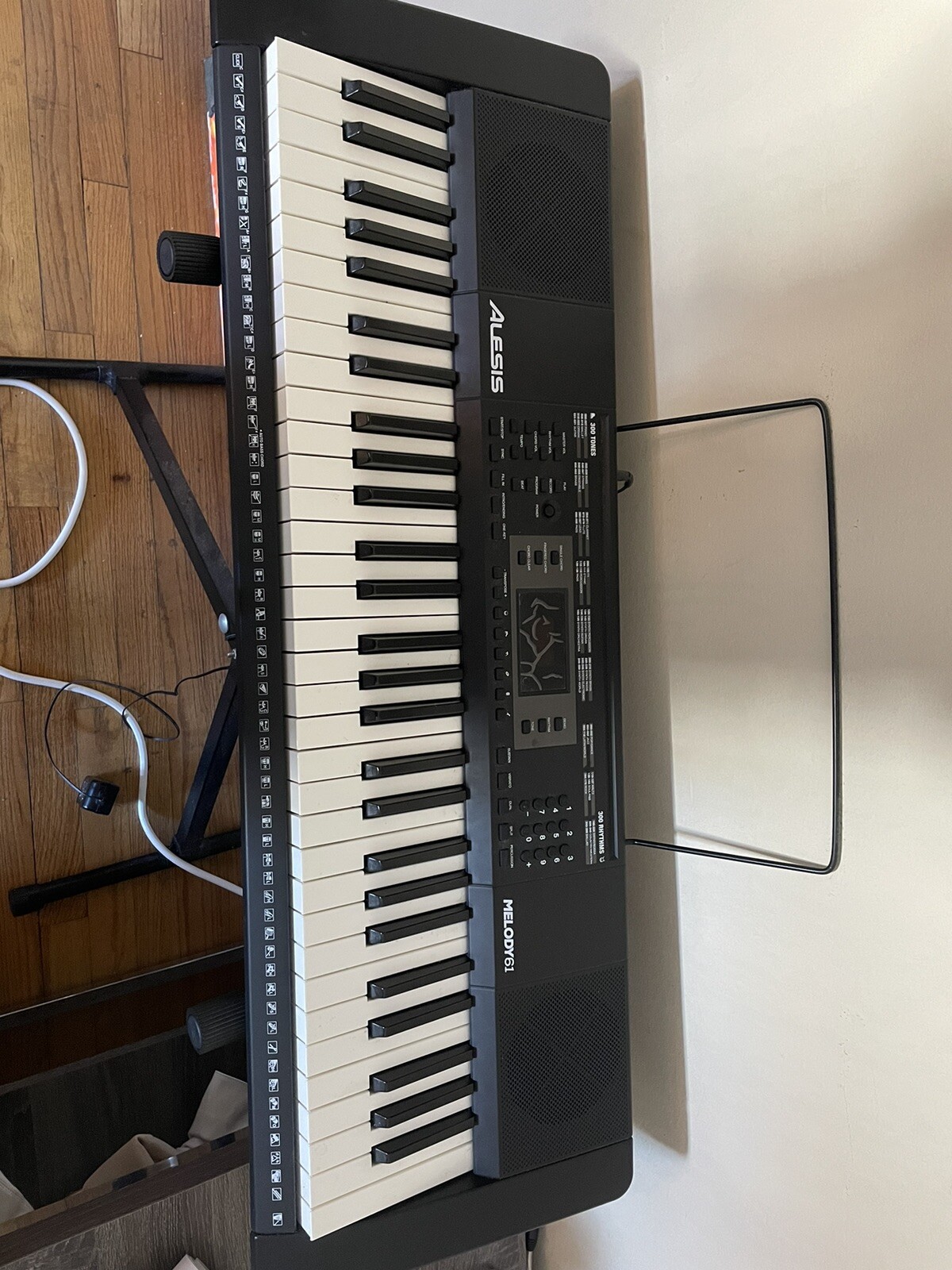Compact 61-Key Digital Keyboard Piano for Beginners and Pros