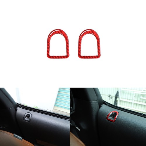 22Pcs Red Carbon Fiber Interior Full Set Kit Cover Trim For Ford Mustang 2009-13 - Picture 11 of 12