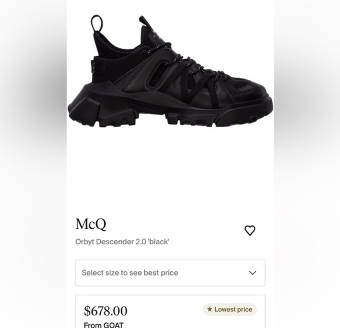 MCQ Women's Sneakers Orbyt Descender 2.0 black Alexander MCQ Women's Sneakers Orbyt Descender 2.0 black Alexander